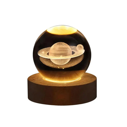 3D Crystal Ball Night Light